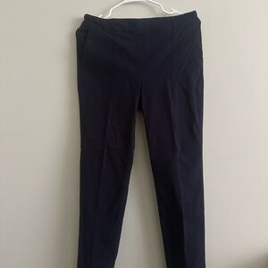 Hilary Radley Navy Women's Straight Leg Pants